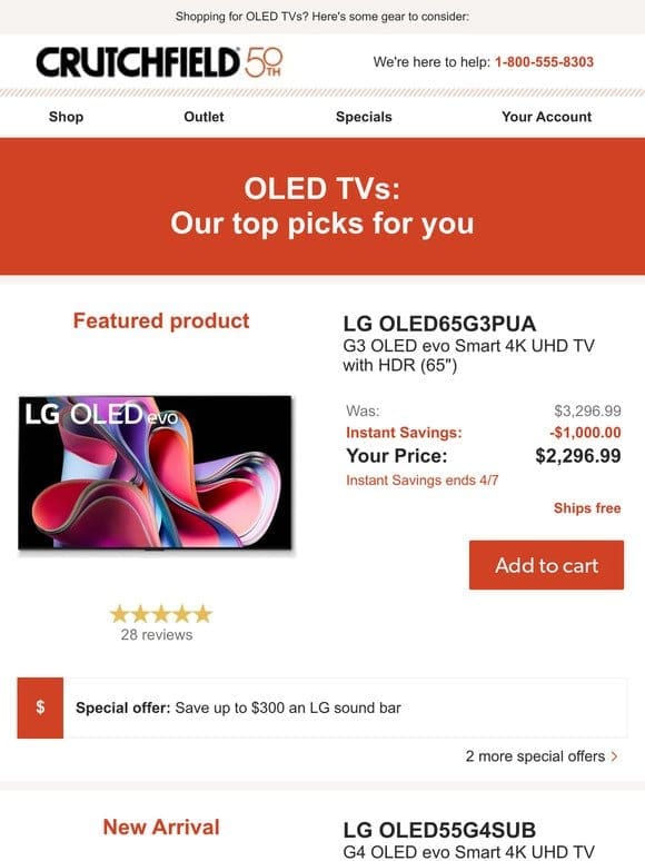 OLED TVs: Our top picks