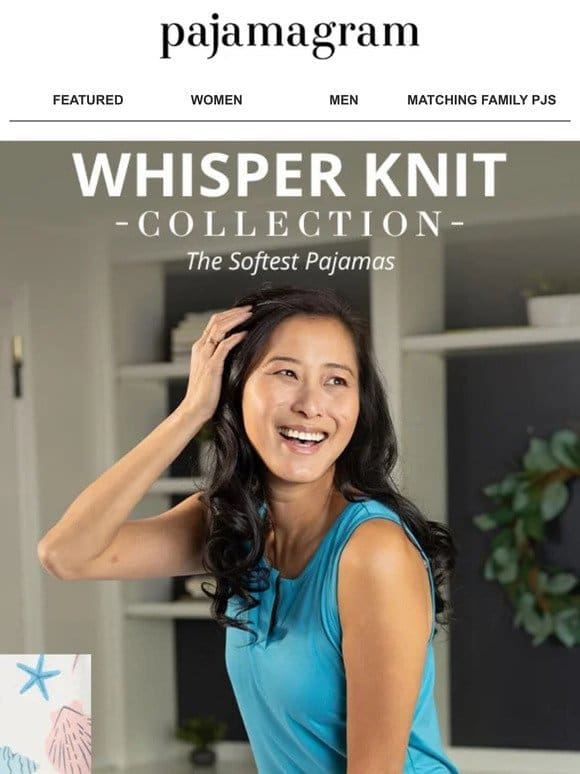 OMG!   Whisper Knit PJs Are The Softest!