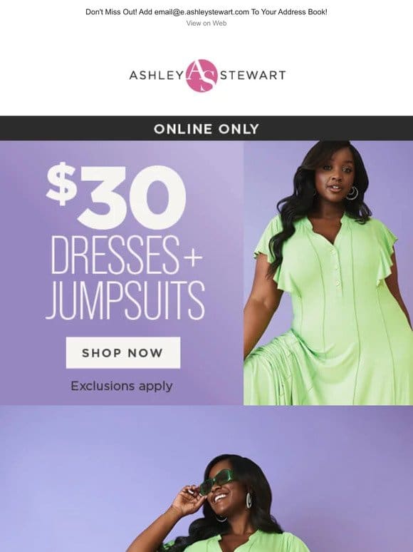 ONLY $30!! The Dresses Of Your Dreams