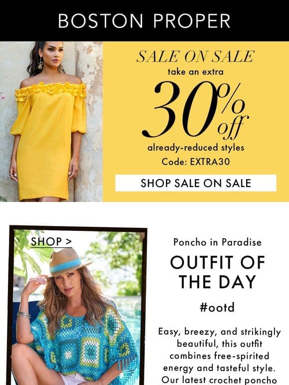 #OOTD – Poncho in Paradise Outfit