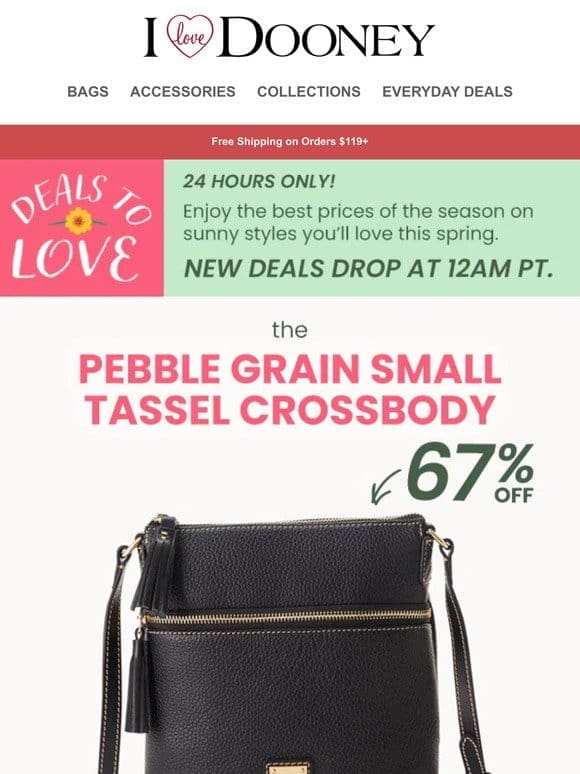 One Day Deal: This Crossbody Is Just $75!
