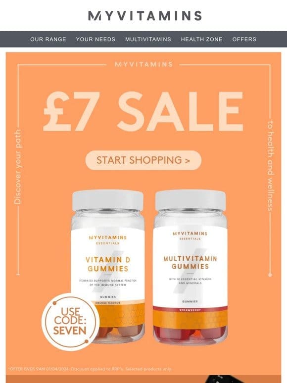Open for £7 vitamins ⚠️