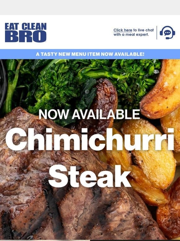 Order By 5pm | Chimichurri Steak Now Available