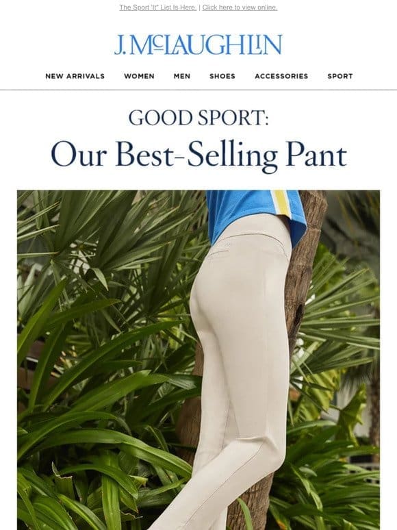 Our Best-Selling Pant is Back