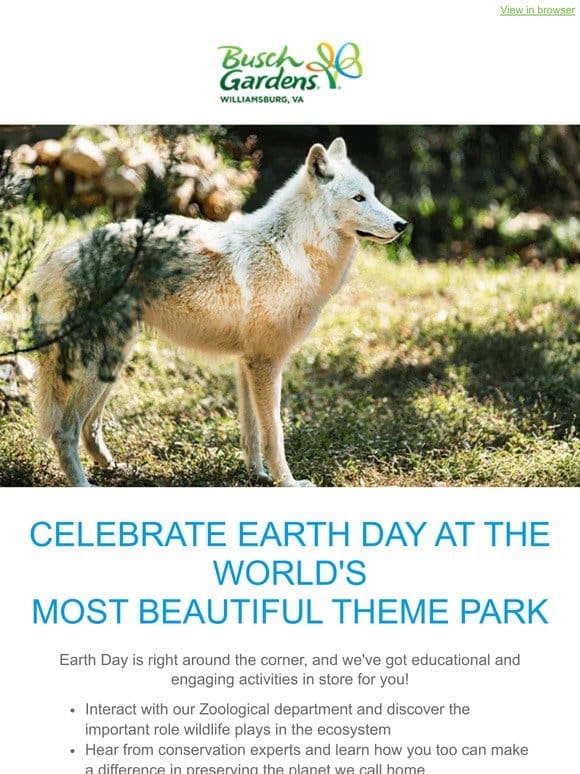 Our Earth Day Celebration is Almost Here!