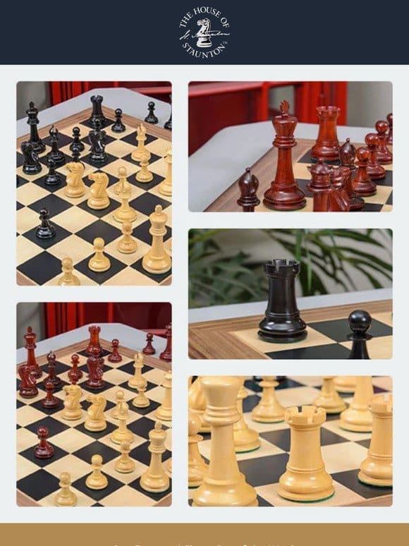 Our Featured Chess Set of the Week – The Leeds Series Luxury Chess Pieces – 4″ King