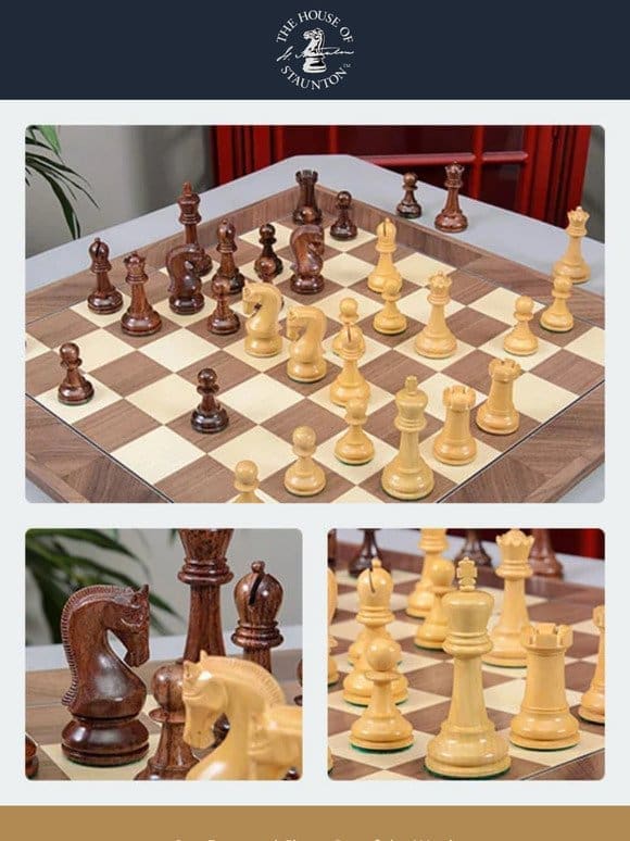 Our Featured Chess Set of the Week – The Leningrad Series Chess Pieces – 4.0″ King