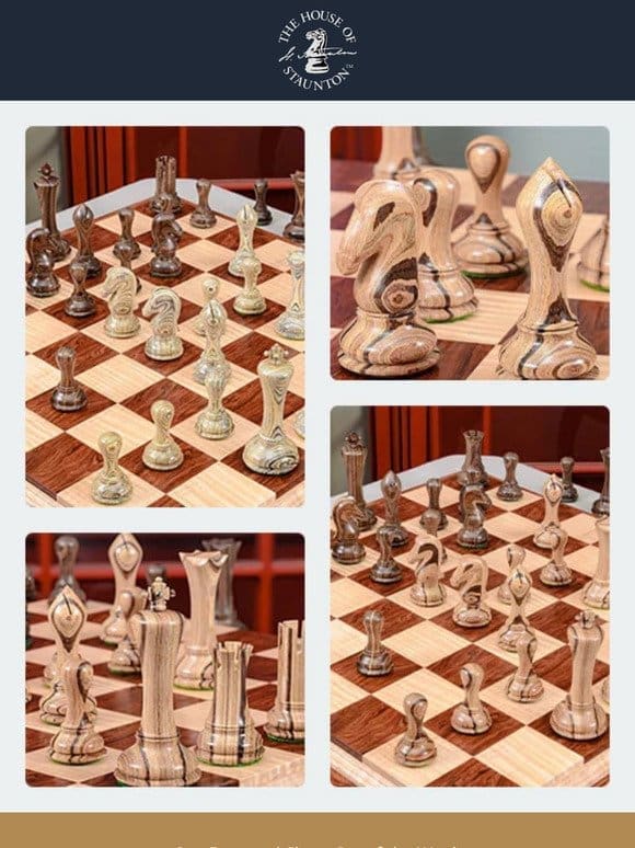 Our Featured Chess Set of the Week – The *NEW* Empire Series Luxury Chess Pieces – 4.5″ King from The Camaratta Collection