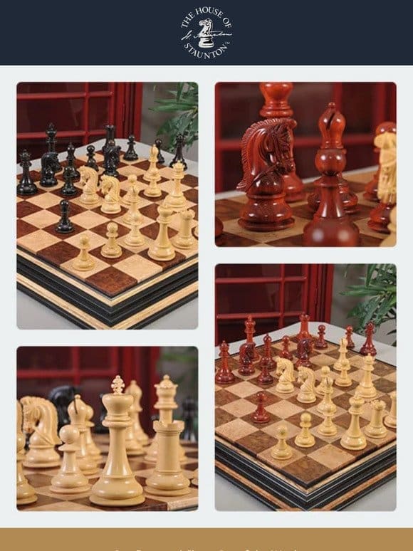 Our Featured Chess Set of the Week – The Sultan Forever Series Luxury Chess Pieces – 4.4″ King