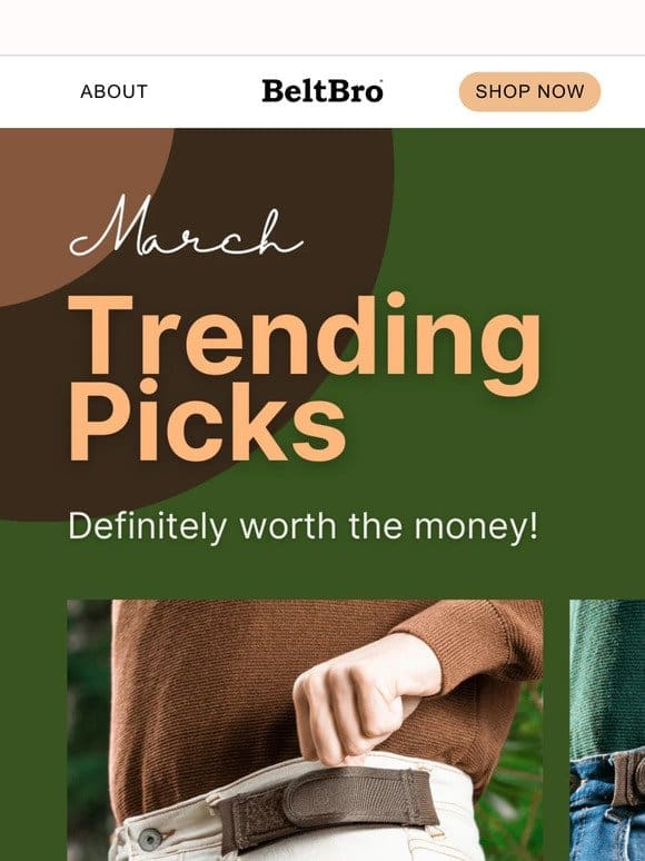 Our March Trending Picks