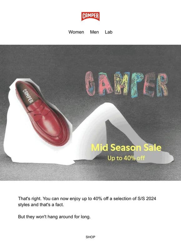 Our Mid Season Sale is Here