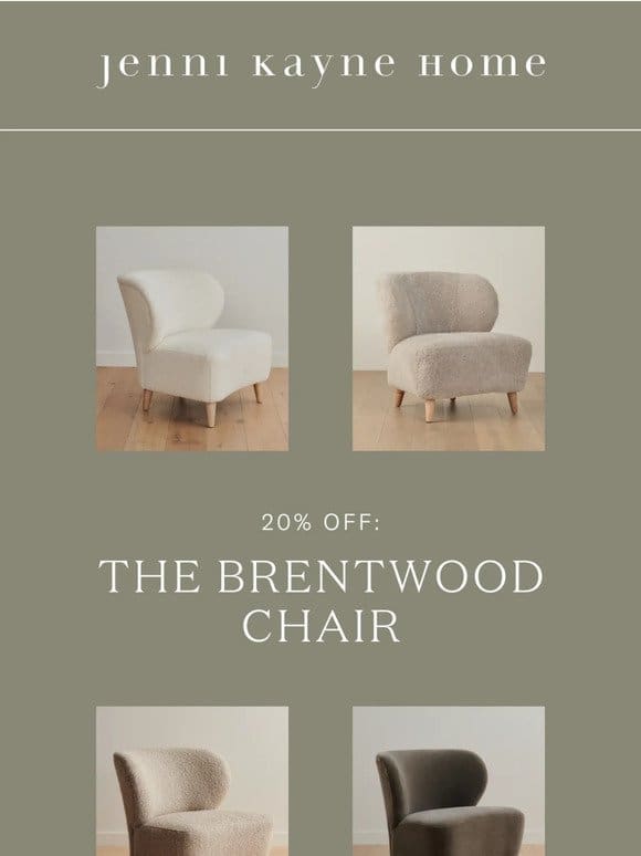Our Most Coveted Chair Is 20% Off