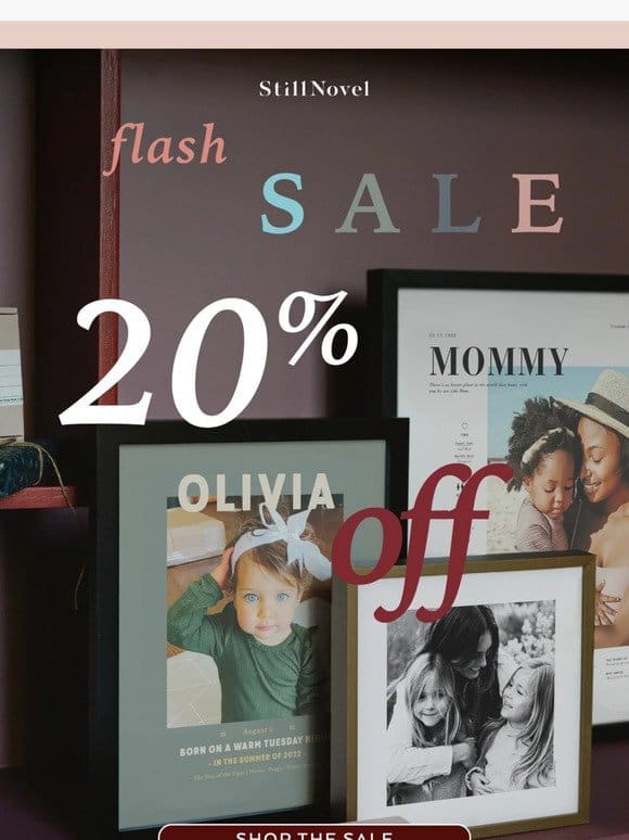 Our Mother’s Day Sale is here!
