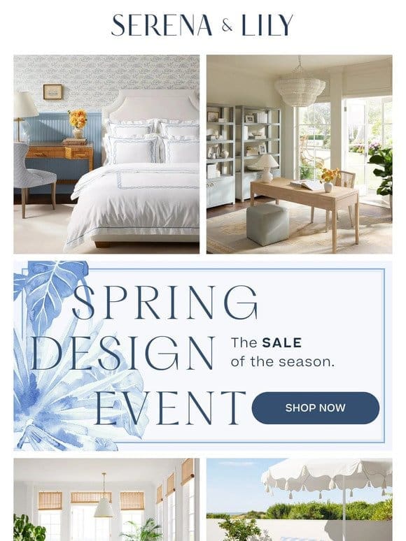 Our Spring Design Event is on.