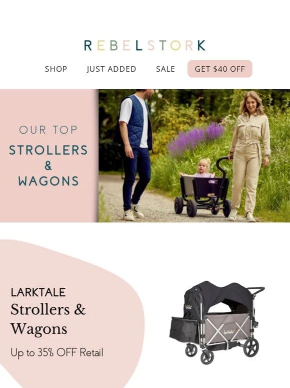 Our Top Spring Strollers & Wagons