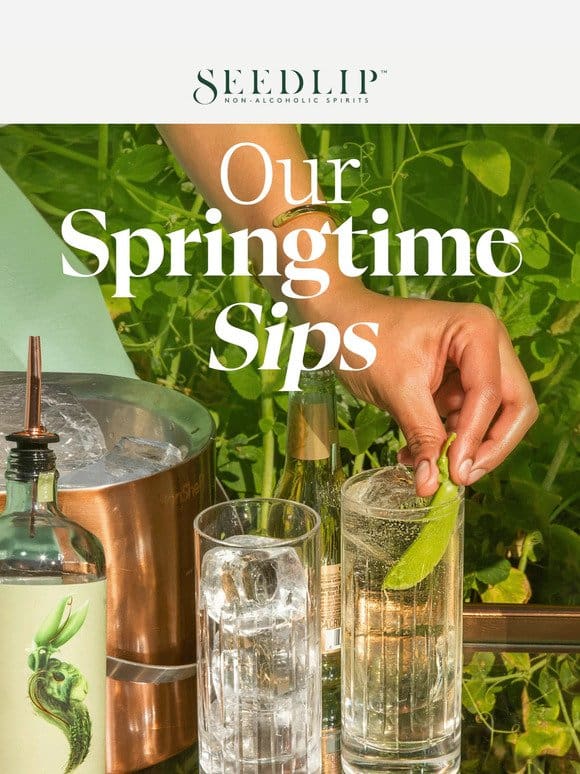 Our spring cocktail guide just dropped