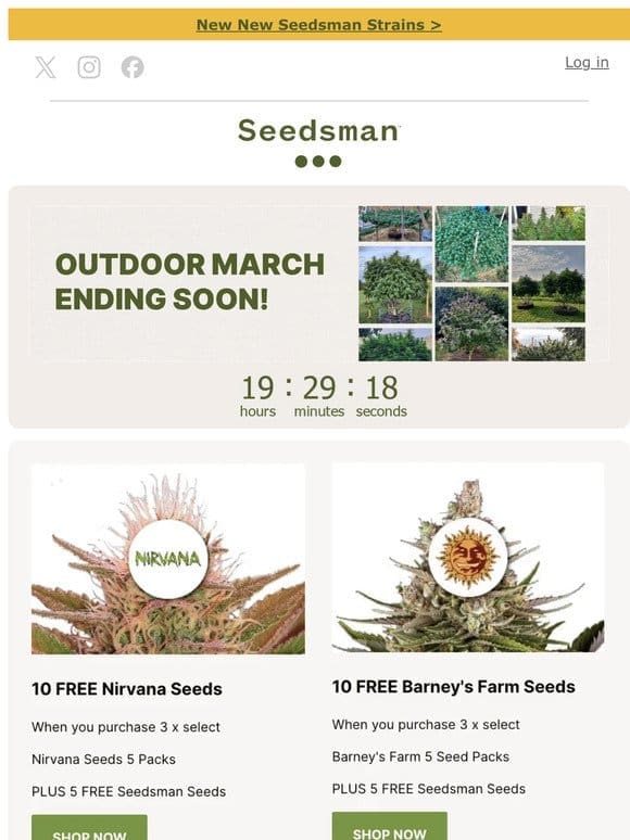 Outdoor March – Ending SOON!