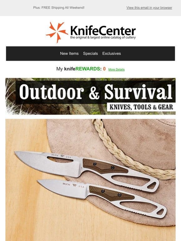 Outdoor/Survival Essentials!