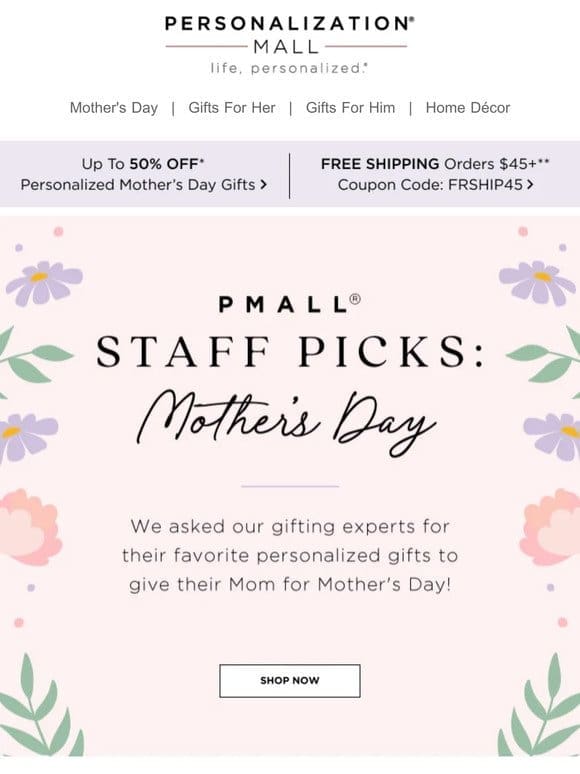 PMall Staff Picks: Mothers’ Day Gifts