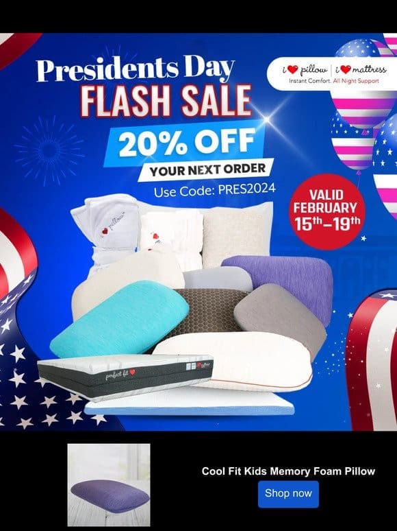 PRESIDENTS DAY FLASH SALE ENDING TODAY!