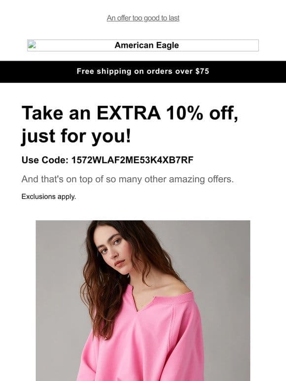PRICE DROP! On sale + an EXTRA 10% off your faves