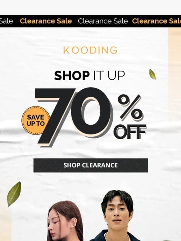 PSA: Spring Clearance Sale Is Here!