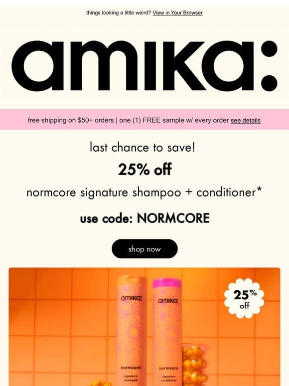 PSA: last chance to save on normcore❗