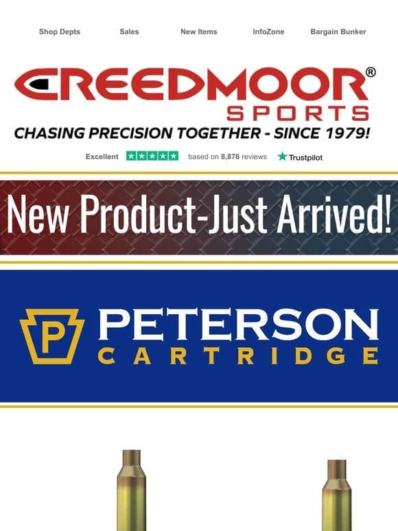 Peterson 7 PRC， 22 Creedmoor， 6×47 and .308 Has Arrived!
