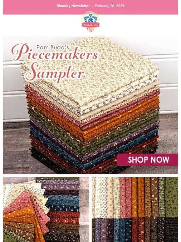Piecemakers Sampler is a collection you can’t miss!