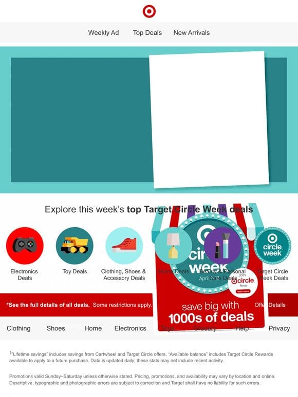 Plan your Target run with great deals from the Weekly Ad.