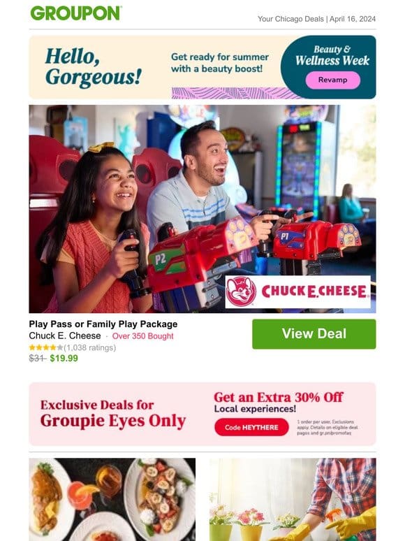 Play Pass or Family Play Package