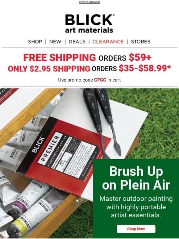 Plein air anywhere with these must-haves!