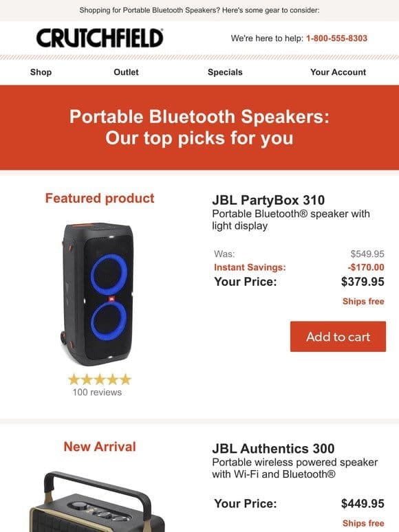Portable Bluetooth Speakers: Our top picks