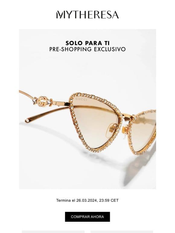 Pre-Shopping exclusivo: Gucci， Bottega Veneta， Zimmermann