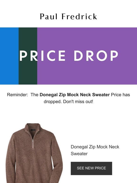 Price Drop Alert – We dropped the price on items just for you!