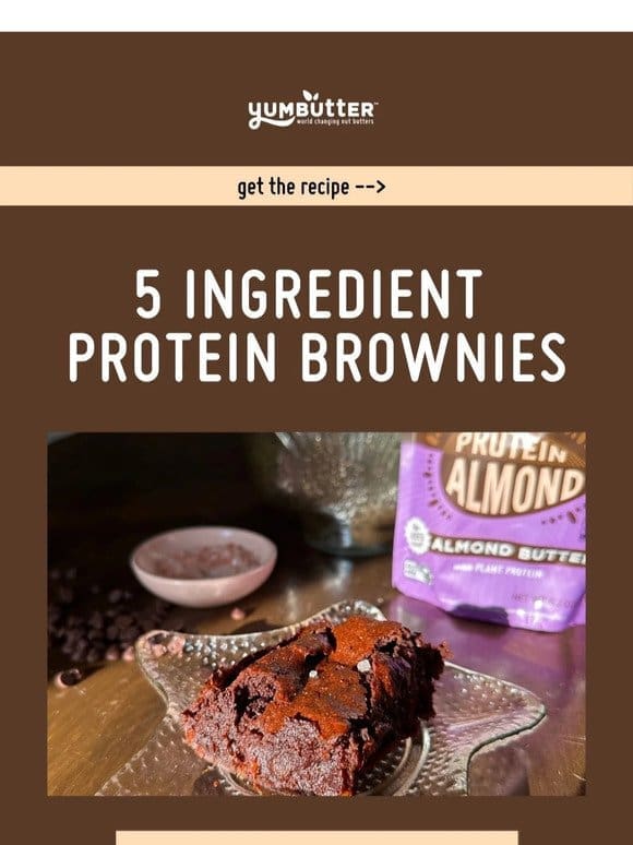Protein Brownies with a secret ingredient