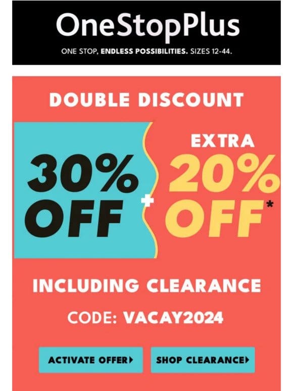 RE: Your DOUBLE DISCOUNT is expiring.