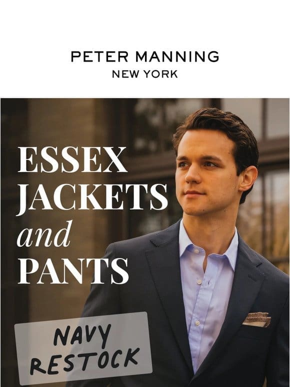 RESTOCK Alert! Essex Jackets and Pants
