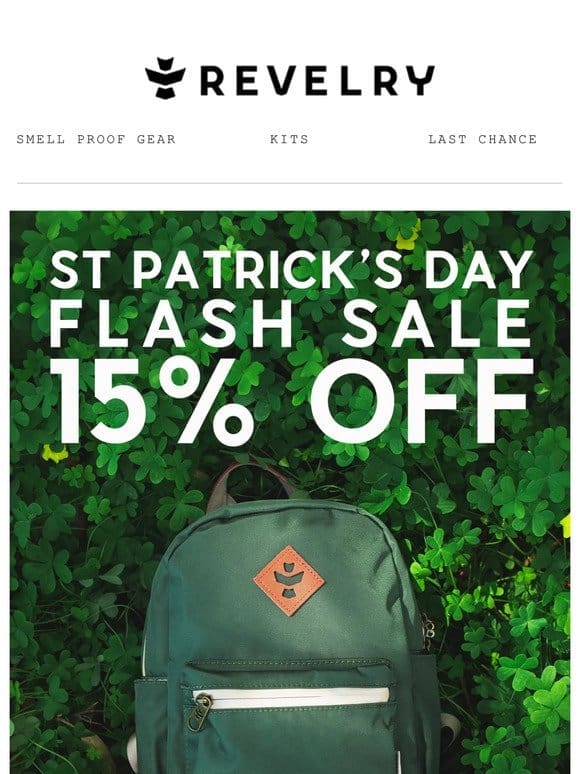 REVELRY // St Patrick’s Day Flash Sale Ending Soon