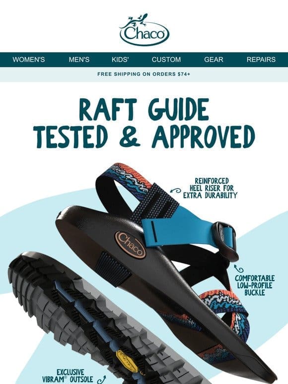 Raft guide tested and approved
