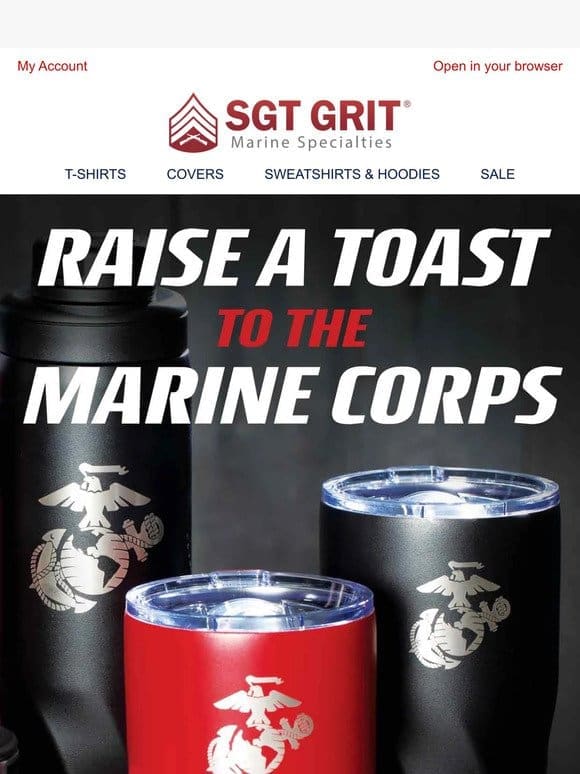 Raise a Toast to the Marine Corps