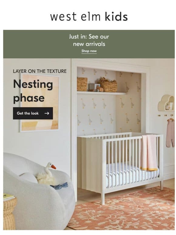 Ready for nesting: Get this nursery look