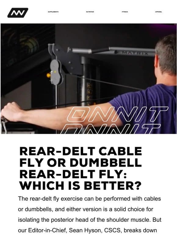 Rear-Delt Cable Fly or Dumbbell Rear-Delt Fly: Which Is Better?