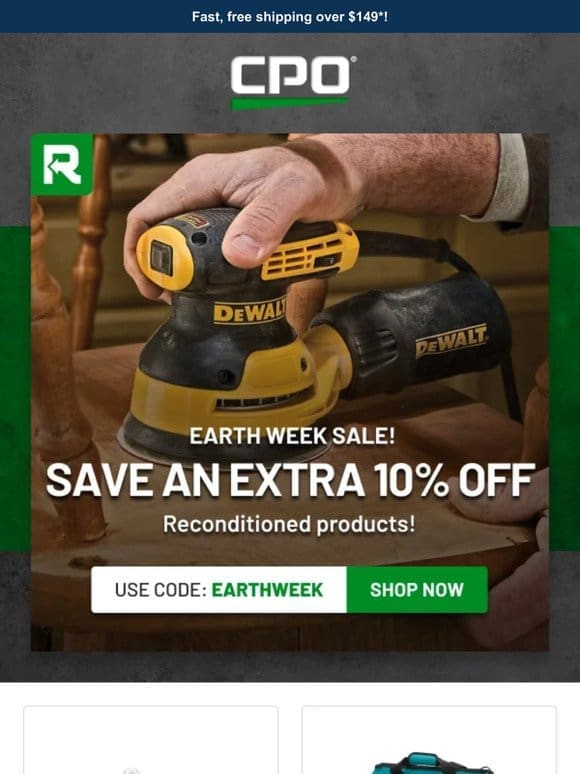 Reconditioned Deals Are Here + 10% Bonus Coupon!