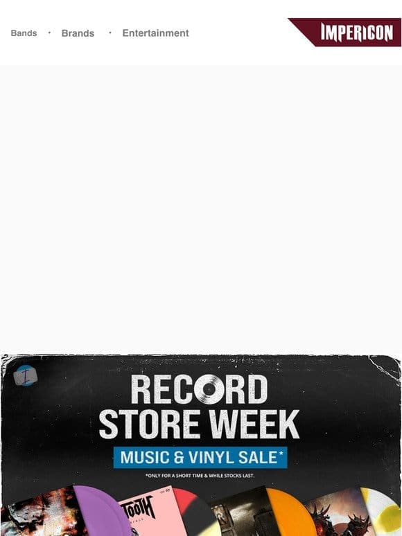 Record Store Week: Big Music & Vinyl Sale