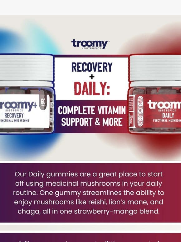 Recovery + Daily: Natural Wellness Super Team