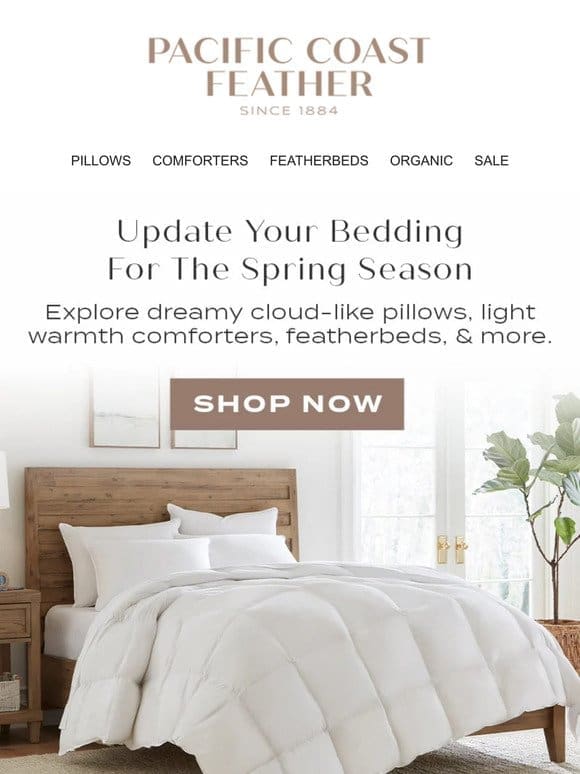 Refresh Your Bedding For The Spring Season