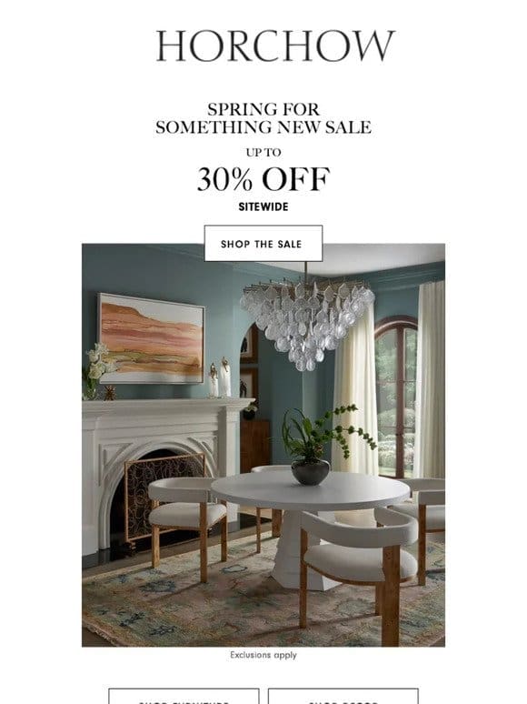 Refresh your home now & save up to 30% sitewide!