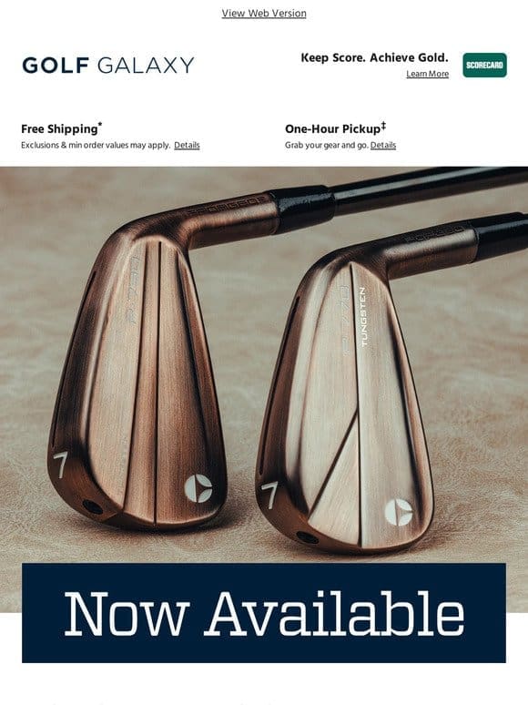 Reserve limited-edition TaylorMade irons NOW!
