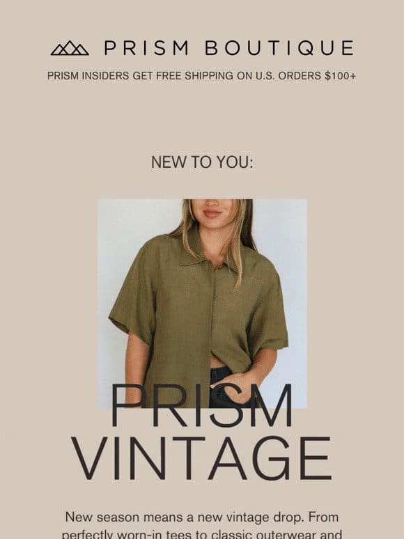 Restocked: Prism Vintage